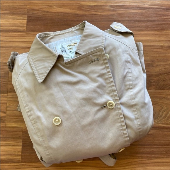 🎉HP🎉 London Fog Double Breasted Trench Coat - Picture 7 of 11